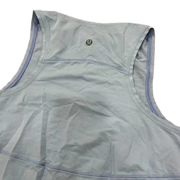 Lululemon Blue Boat Neck Tank Top 4 - Picture 4 of 6
